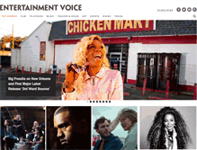 Tablet Screenshot of entertainmentvoice.com